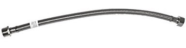 LATIGUILLO FLEXIBLE INOX. - M-H 3/8-3/8 - 40cm