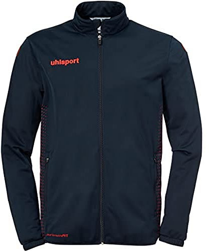 uhlsport Score Classic Veste Homme, Marine/Fluo Rouge, FR : M (Taille Fabricant : M)