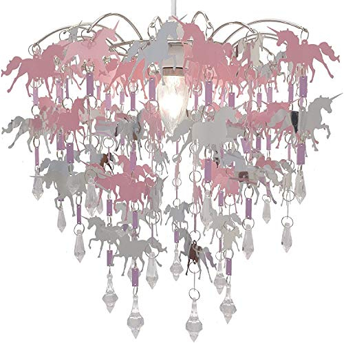 DECO EXPRESS Lámpara de Techo de Unicornio para Decoracion Habitacion Niña (Unicornio)