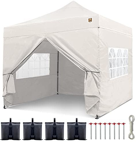 Gorilla Gazebo ® Pop Up 3x3m Heavy Duty Waterproof Commercial Grade Market Stall 4 Side Panels Leg Weights Pegs and Wheeled Carrybag