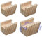 Möbelerhöher Betterhöhung Tischerhöher Elefantenfuß Bed Riser aus Holz 4 Stück (Länge 10cm Rillenbreite 4.0cm 10cm erhöhen)