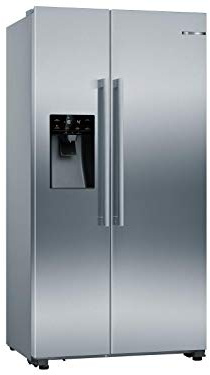 Bosch KAI93VIFP Serie 6 Amerikanischer Side-by-Side Kühlschrank, 178,7 x 90,8 cm, 368L Kühlen + 165L Gefrieren, NoFrost nie wieder abtauen, LED-Beleuchtung gleichmäßige Ausleuchtung