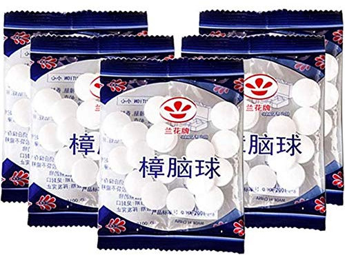 8 Packs Natural Moth Proofer Balls, Anti-Insect Balls, Moth Protection, Wardrobe Mildew and Insect Repellent Toilet Deodorant Fragrance
