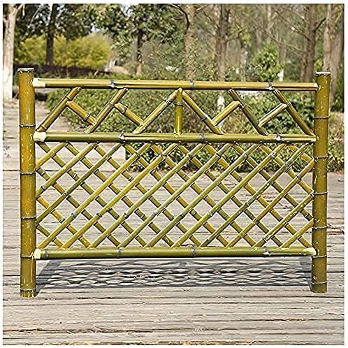 Clôture Jardin Palissade Jardin Clôture en Bambou extérieur clôture de piquetage Jardin Potager cloison pour Animaux de Compagnie 100X80CM clôture décorative Bordure de Jardin Bordure GXBCS0903