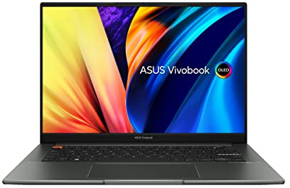 Asus Vivobook S 14X OLED Slim Laptop | Display OLED 14,5 2K 120Hz | Intel Core i7-12700H | 16 GB RAM | SSD da 512 GB | Intel Iris Xe | Windows 11 | Tastiera QWERTZ | Black |