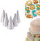 Small Round Piping Nozzles for Writing,Drawing,Tiny Detail,Sugar Cookies,Royal Icing Piping Tip,5 Pcs