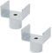 Preiswert&Gut 2X Adapter für Wagenheber – Auflagefläche 54 x 45 mm, Stempel Ø 27 mm Gewicht 192 g Set aus 2 Stück – Perfekt für hydraulische Autoheber Universal Wagenheber in Silber