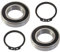 SECURA 2x Kugellager + 2x Sicherungsring kompatibel mit Atika EM 125 Betonmischer