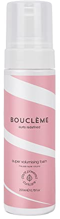 Bouclème - Super Volumizing Foam - Stylingschaum für lockiges Haar - 98% natürlich gewonnene Inhaltsstoffe und vegan - 200ml