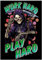 Grindstore Laminiertes Mini-Poster Happy Reaper Work Hard Play Hard Play