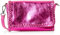 aleva Handtasche aus Metallic-Leder, Mujer Shopper, Fucsia, Talla única
