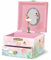 Scatola Musicale Ballerina per Ragazza - Portagioie CarillonBallerina per Bambina con Specchio, Regalo Balletto per Bambine, Scatola per Gioielli, Regalo di Compleanno per Bambini, 3-10 Anni, Rosa