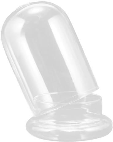 CIMAXIC Einzigartige Glaskuppel mit Sockel kreative Glasabdeckungen Dekoration Basteln Schreibtischdekoration Glaslandschaftsabdeckungen für Zuhause