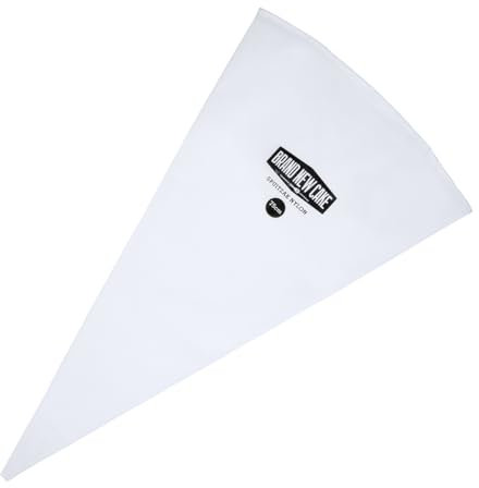 BrandNewCake® Manga Pastelera Reutilizable de Nylon 75cm - Duradera y Lavable - Color Blanco