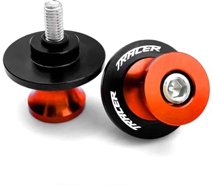 Sliders Ständer Motorrad FÜR Tracer 900 700 GT Tracer/7/GT Tracer MT09 MT07 Tracer 9 Motorrad CNC Aluminium Schwinge Spulen Slider Stand Schrauben(Color:Orange)