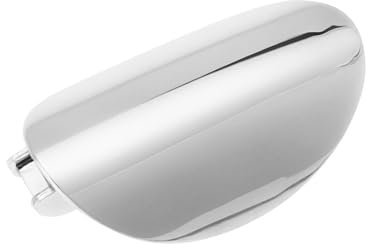 Be In Your Mind Car Outside Door Handle Cover Replacement Part 51217431945 Lock Core Key Hole Cover Cap Compatible with Mini Cooper F55 F56 2013-2019 Chrome