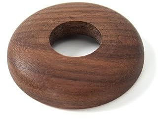 Radiator Solid Wood (Solid Wood Walnut) Pipe Cover, 10mm Thickness Pipe Collar, Plumbing fixtures
