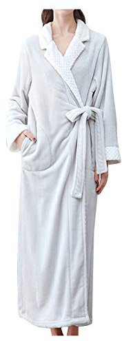 lozssnigzi Vestaglia Donna Da Camera Vestaglia In Pile Invernali Vestaglia Senza Cappuccio Morbida Accappatoio Caldo Vestaglia Donna Invernale Lunga Vestaglia Flanella