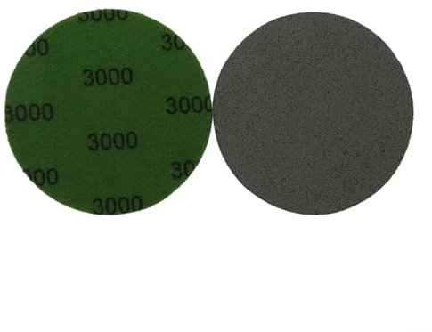 FUANA Lot de 10 disques en mousse de 75 mm P3000 pour ponçage et polissage automobile