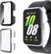 Natbok 2 Pezzi Custodia Cover per Samsung Galaxy Fit 3 Pellicola Protettiva Vetro Temperato,PC AntiGraffio Protettiva Custodia Antiurto Sottile per Samsung Fit 3 Cover