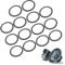 14pcs Speaker Seal Ring, High Density EVA Foam Noise Reduction Anti Vibration Loudspeaker Gasket Ring Repair Parts, for Subwoofer Bass Speaker, Car Speaker, Portable Speaker