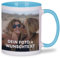 Personalisierte Tasse | personalisiert mit Foto oder Text | Tasse mit Bild | Geschenkidee | Fototasse | Bürotasse oder für Zuhause | Spülmaschinenfest | Blau