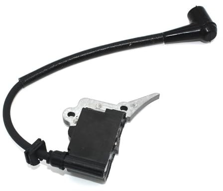 Bobine d'allumage compatible avec les tronçonneuses GT Garden, Berlan, Fuxtec, Gardech, Mac Dillen, Mister-Five, Plantiflex, Roxon, Scion, Silex et 25 cm³.