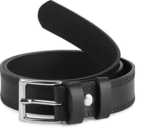 Ladeheid Kinder Gürtel Ledergürtel Mode Accessoire für Kinder Jungen Gürtel mit Schnalle 2,5 cm Breit K1D5