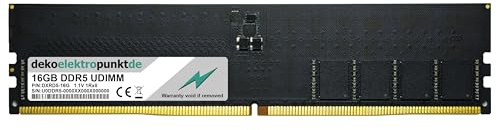dekoelektropunktde 16Go Mémoire RAM Convient pour MSI MAG B850M Mortar WiFi | Mémoire vive, DDR5 UDIMM PC5, Pièce compatible