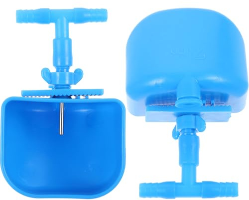 GARVALON Automatischer Kaninchentrinknapf 2 Stück aus Kunststoff Praktischer Wasserspender mit Großem Fassungsvermögen für Zuchtbetriebe und Haustierläden