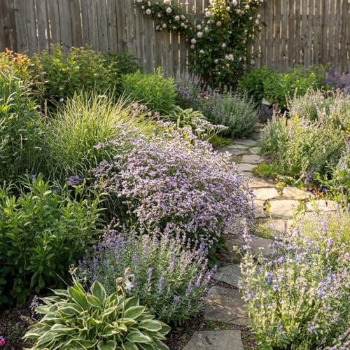 Bloomique - 6er - Set - Strandflieder (Limonium latifolium) - Winterhart - Mehrjährig - Höhe 10-20 cm - 9 - cm - Topf