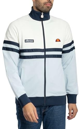 Ellesse Herren Rimini Trainingsjacke, Dark Green/Off White