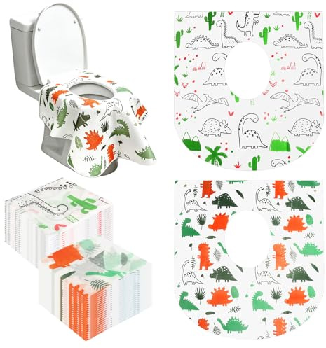 Toilettenauflage 40 Stück Einweg Toilettensitzbezug Vliesmaterial Einweg Toiletten Sitzbezug Rutschfeste Disposable Toilet Seat cover für Reisen, Geschäftsreise, Offentliche Toiletten