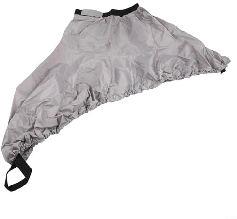 Waterproof For Kayak Spray Deck, Adjustable Waist and Quick Release Design, Tapped Seams for Enhanced Durability (XL Gray)