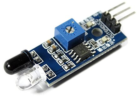Detector de Obstáculos, Sensor de Aproximación IR para Prevención de Colisiones Ópticas con Salida digital para Arduino, Raspberry Pi, Aplicaciones Line Follower