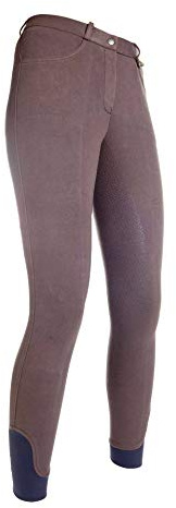 HKM Kate Damen Silikonvollbesatz braun 128
