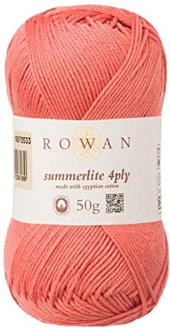 Rowan 4-fädig Summerlite, 9802179-00440, Farbe: Langoustino, Handstrickgarne