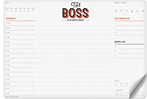 Legami SMANT0012 Smart Notes Mauspad aus Papier und Block-Notes, Boss, klein