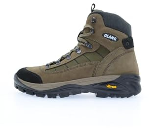Olang® Trekkingstiefel aus Veloursleder Sienna Berg- & Wanderschuh Jagdstiefel für Damen und Herren Arbeitsschuhe wasserabweisend Trekkingschuhe Pirschstiefel Jagdschuhe Outdoorschuhe (numeric_47)