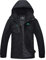 LUI SUI Veste à capuche coupe-vent imperméable pour femmes en plein air