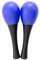 Mad About MAR02 Mini Maracas in blu, uovo Shaker Maracas, coppia di shaker a percussione per scuole e gruppi di percussioni
