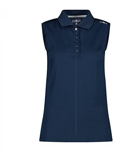 CMP - Ärmelloses Poloshirt für Damen, Blauer Stein, D38