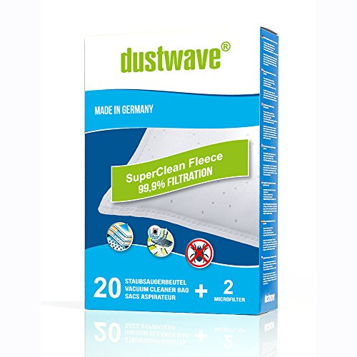 Megapack - 20 Staubsaugerbeutel passend für Bomann - BS 961 CB / BS961CB Staubsauger - dustwave® Markenstaubbeutel/Made in Germany + inkl. Micro-Filter