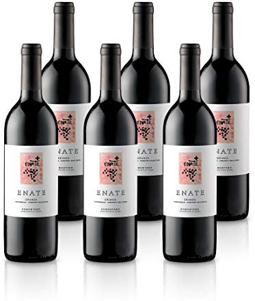 Enate Crianza Tempranillo - Cabernet Sauvignon DO 2017 - Rotwein trocken aus Spanien (6x 0,75L)