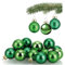 COM-FOUR® 20x Mini-Christbaumkugeln aus Glas - kleine Weihnachtskugeln für die Weihnachtsdekoration - Baumschmuck für den Weihnachtsbaum - Ø 3 cm