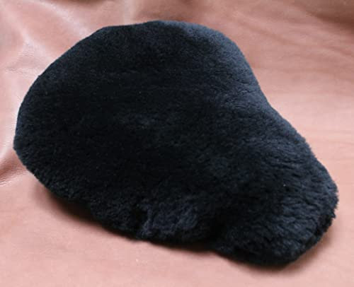 Förster-Fellnest Maßgefertigter Fahrradsattelbezug, Lammfellbezug speziell für den Sattel: Brooks B17 Modell Damen o. Herren Sattelbezug, echt Lammfell Sattelüberzug Sitzbezug …