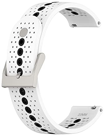 Chofit Cinturini compatibili con Suunto 5 Peak, cinturino sportivo di ricambio in silicone da 22 mm con fori colorati, accessori per smartwatch Suunto 5 Peak, Misura unica, Silicone, Nessuna pietra