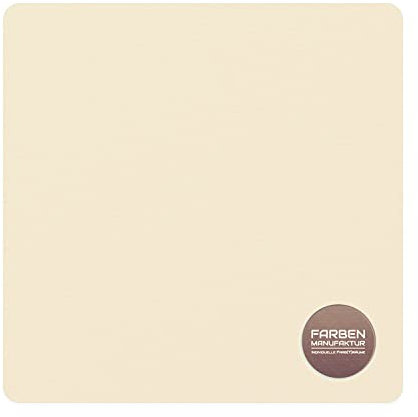 Farben Manufaktur (T) raummatt Wandfarbe Innenwandfarbe Innenfarbe Dispersionsfarbe Trendfarbe 2022 1/2/5/10L, Farbe: vanille gelb, Größe: 5L