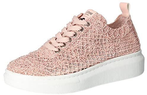 MUSTANG Baskets Basses à Lacets pour Femme, Rose, 38 EU
