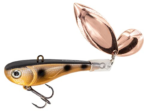 FISHN®Grumpy Spinner, Jig Spinner – Köder, Kunstköder zum Angeln auf Hecht, Dorsch, Barsch, Forelle und Zander